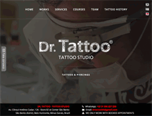 Tablet Screenshot of drtattoo.com.br